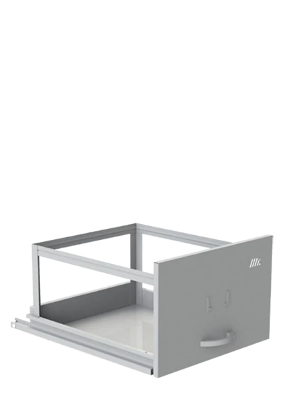 Arquivo De Aço 4 Gavetas Cinza Cristal P/Pasta Suspensa - Imagem 3