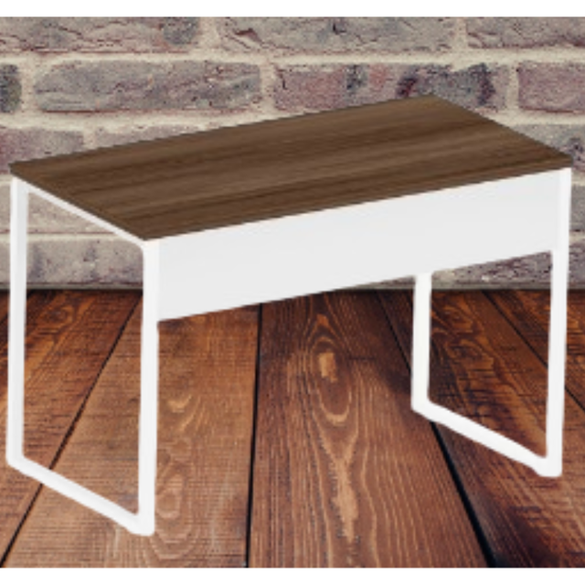 Mesa Reta Industrial 1,35 m x 60 cm - Tampo 25 mm - Sevilha Com Branco - Imagem 2