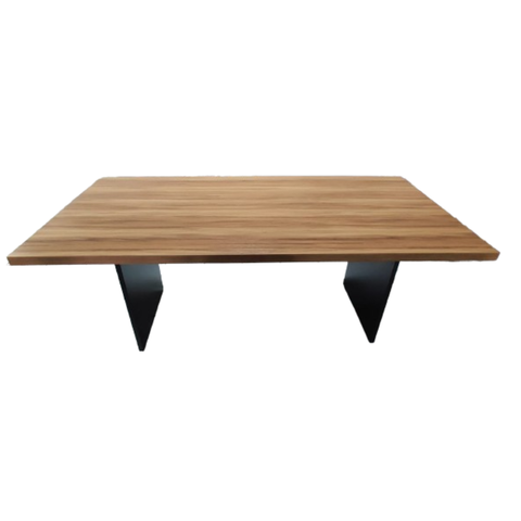 Mesa de Reunião 2 m x 1 m - 25 mm - Sevilha Com Preto - Imagem 3