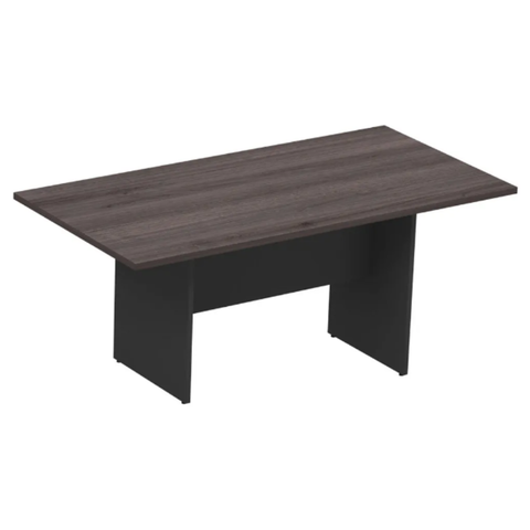 Mesa de Reunião 2 m x 1 m - 40 mm - London Com Preto
