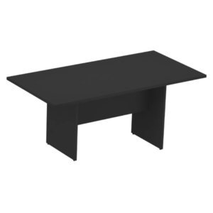 Mesa de Reunião 2 m x 1 m - 25 mm - Preto