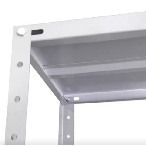 Estante De Aço 6 Prateleiras - Cinza Cristal - 1,98 m x 92 cm x 40 cm - Imagem 3