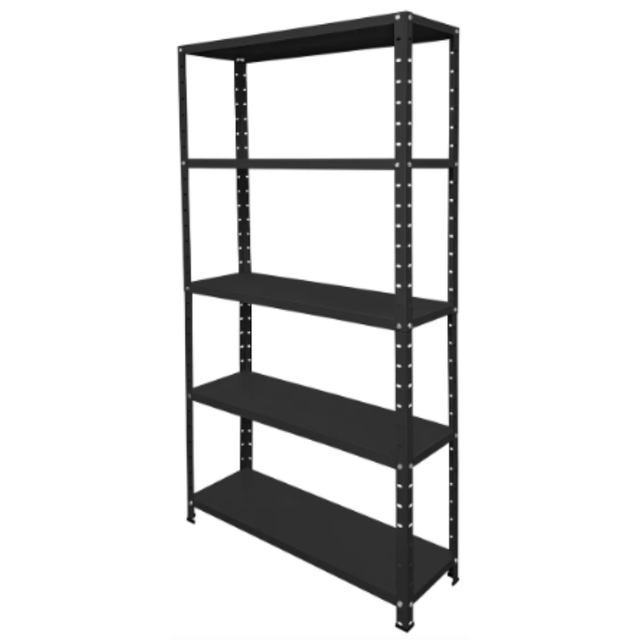 Estante De Aço 6 Prateleiras - 1,98 m x 92 cm x 27 cm - Preto - Imagem 2