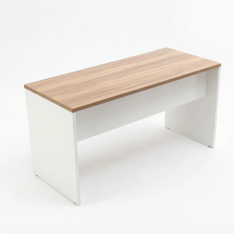 Mesa Reta 80 cm x 60 cm - Tampo 25 mm - Sevilha Com Branco