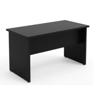 Mesa Reta 80 cm x 60 cm - Tampo 25 mm - Preto Com Preto