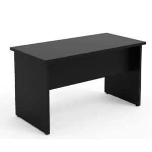 Mesa Reta 1 m x 60 cm - Tampo 25 mm - Preto Com Preto
