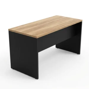 Mesa Reta 1 m x 60 cm - Tampo 25 mm - Sevilha Com Preto