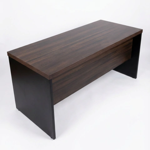 Mesa Reta 1,50 m x 70 cm - Tampo 40 mm - London Com Preto - Imagem 2