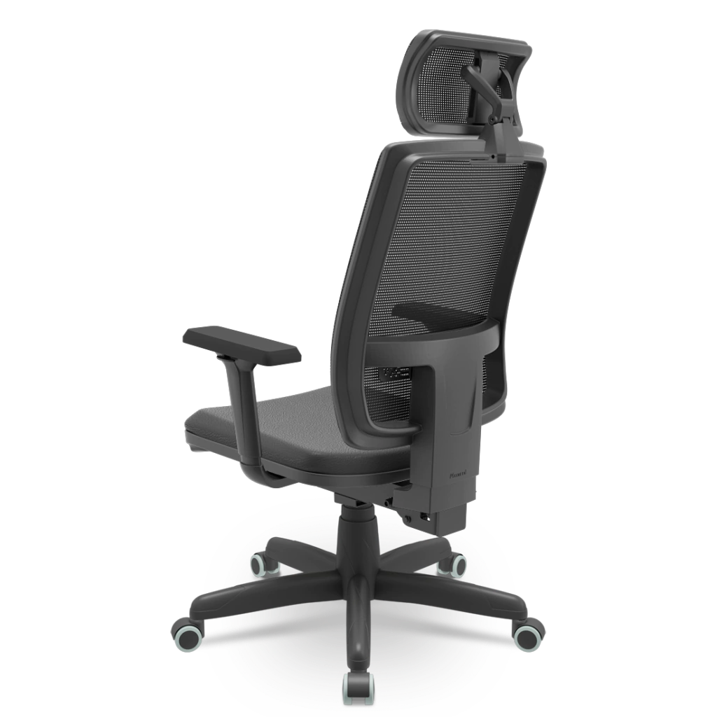 Cadeira Presidente Brizza Em Tela - Braço 3D - Ergonômica - Back System NR17 - Imagem 2