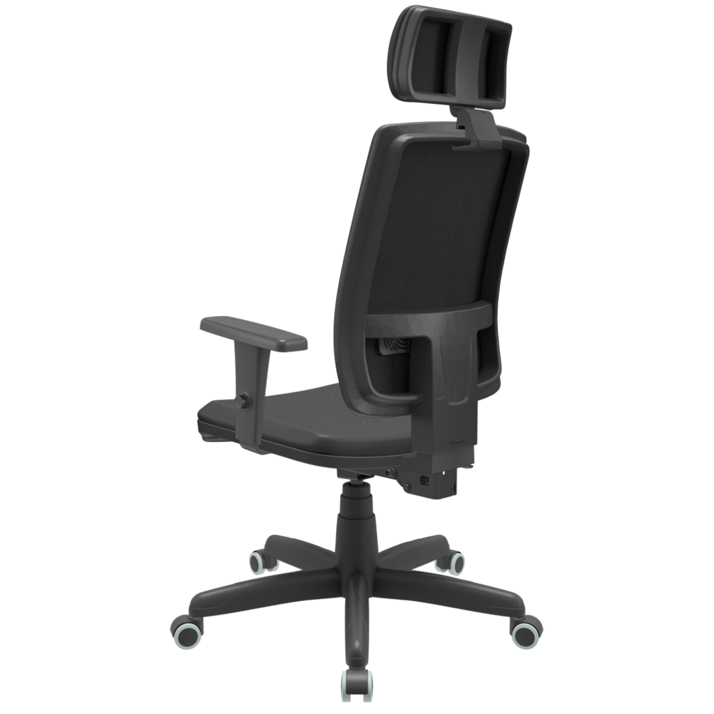 Cadeira Presidente Brizza Soft Preta - Ergonômica - NR17 - Imagem 3