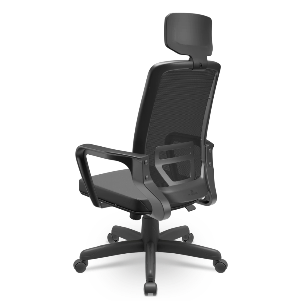 Cadeira Adrix Presidente - Relax - Tela - Preta - Imagem 3