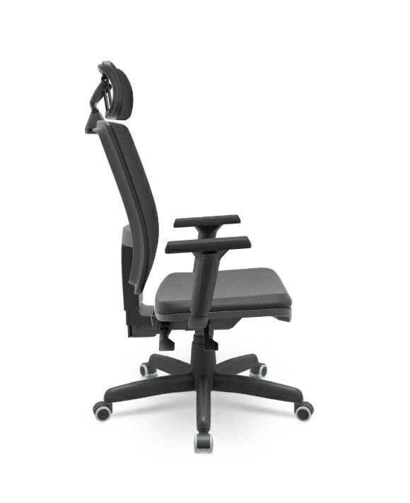 Cadeira Presidente Brizza Em Tela - Braço 3D - Ergonômica - Back System NR17 - Imagem 3