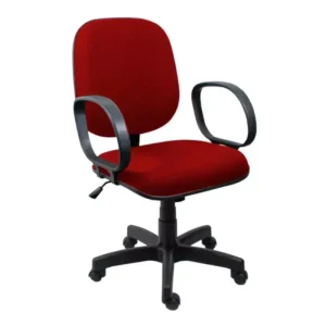Cadeira Diretor Com Relax e Braço Corsa - Tecido Vermelho
